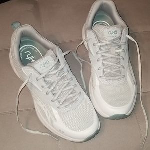 White walking shoes